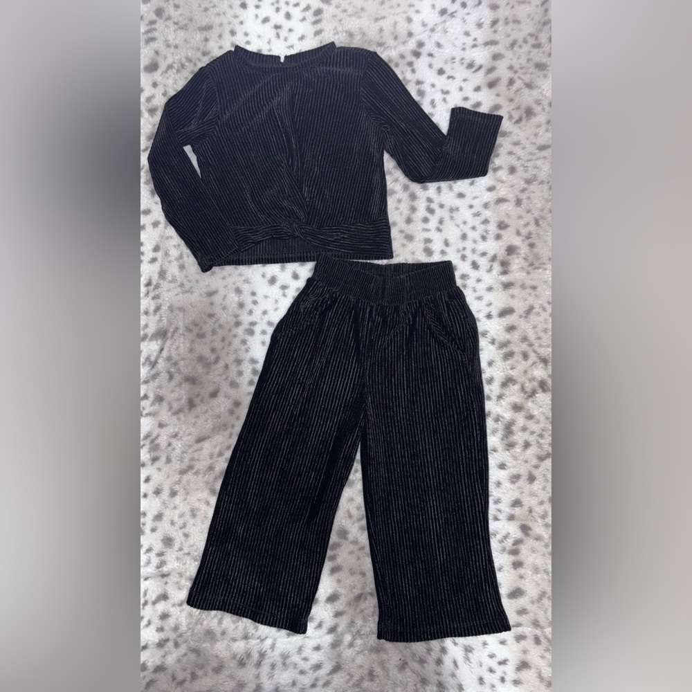 Velvet corduroy two piece